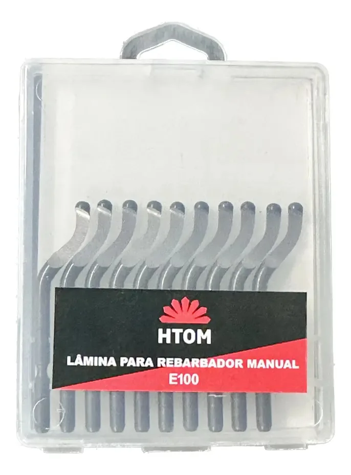 Kit 10 Lâminas E100 Aço Rápido Profissional Htom