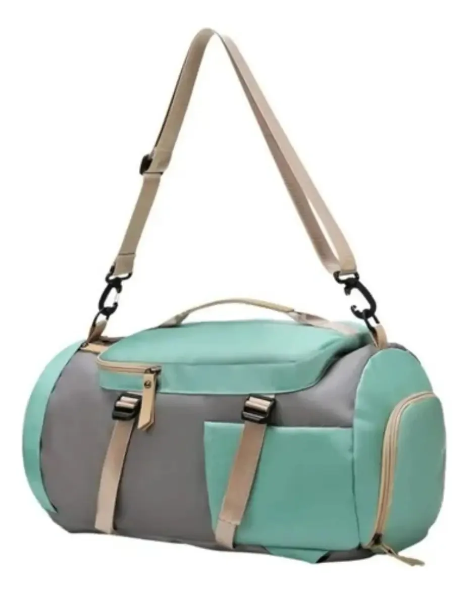 Bolsa Mala Mochila Bagagem Academia Viagem Feminina Grande Cor Verde Lisa