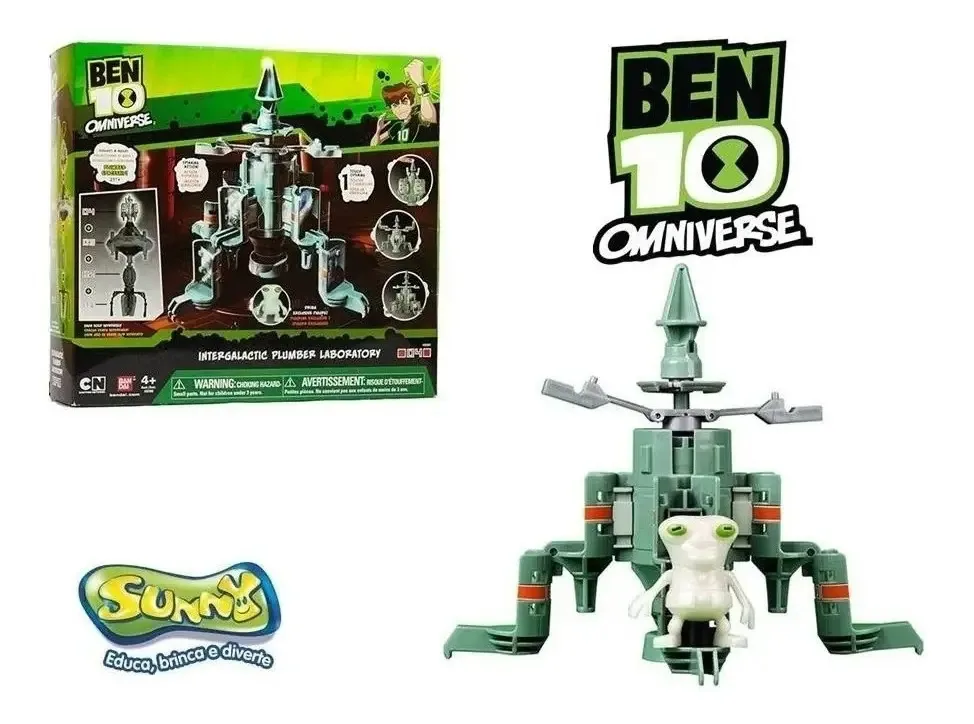 Ben 10 Playset Laboratório Intergalático Encanadores - Sunny