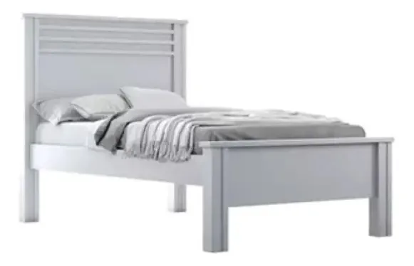 Cama Solteiro Verona Plus Branco