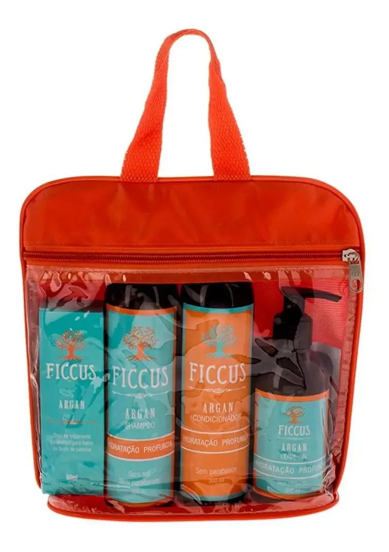 Kit Tratamento Capilar Argan Ficcus