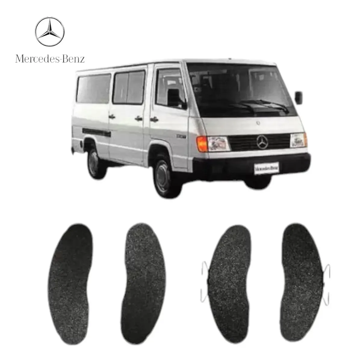 Jogo Pastilha Freio Dianteiro Mercedes Benz Mb180