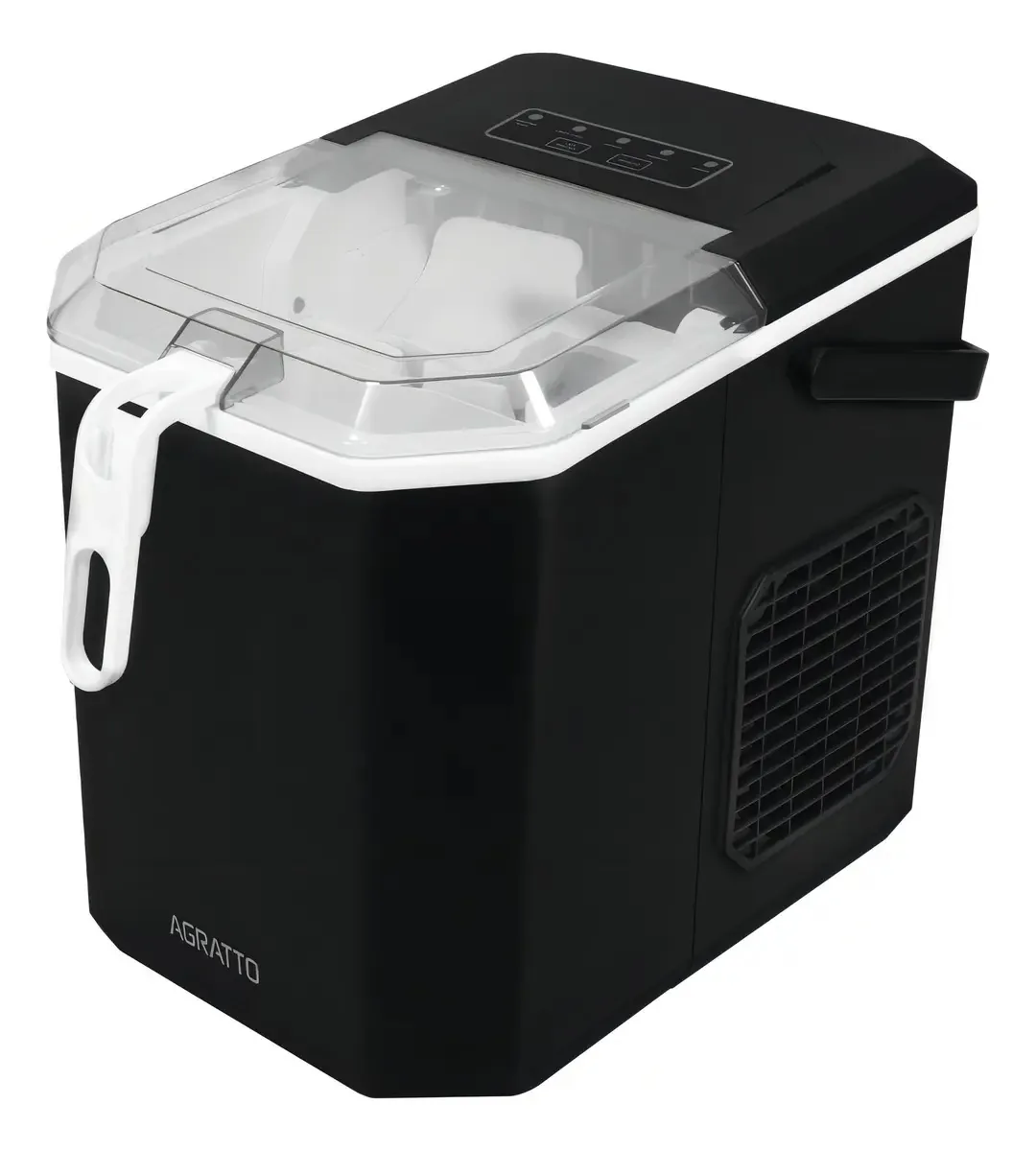 Máquina De Gelo Agratto 12kg Mg-02 Preta 100w