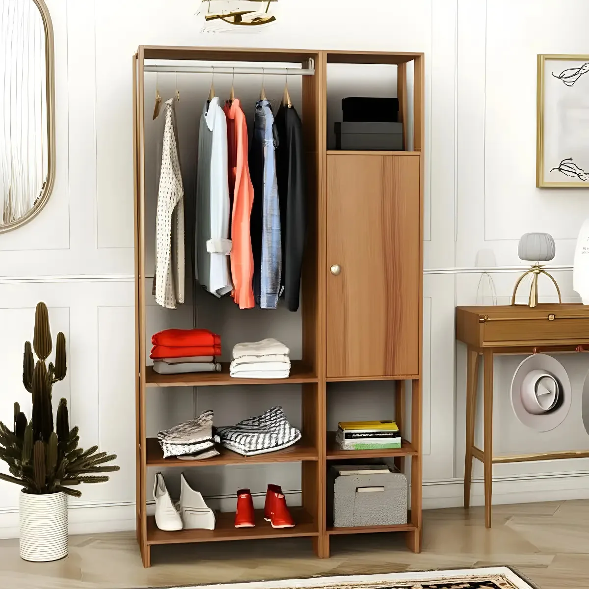 Estante Closet Yes Com 1 Porta E 6 Prateleiras - Montana