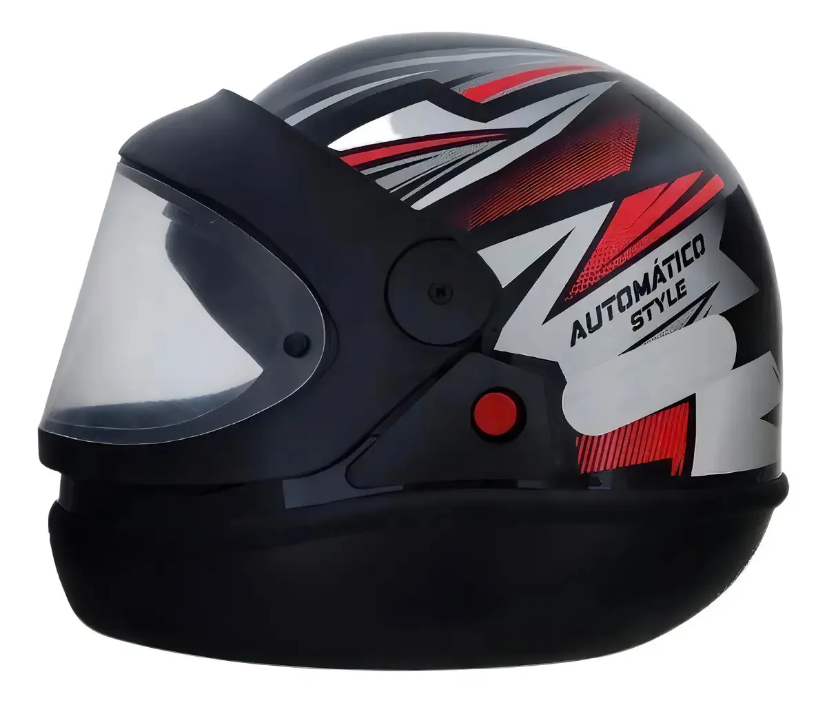 Capacete para moto integral EBF Capacetes New Spark Automático Bolt vermelho style tamanho 58