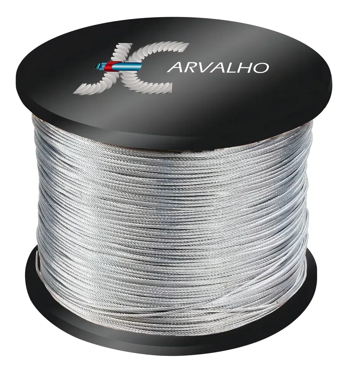 Cabo De Aço Galvanizado 4,8 Mm 3/16 6x7 100 Metros