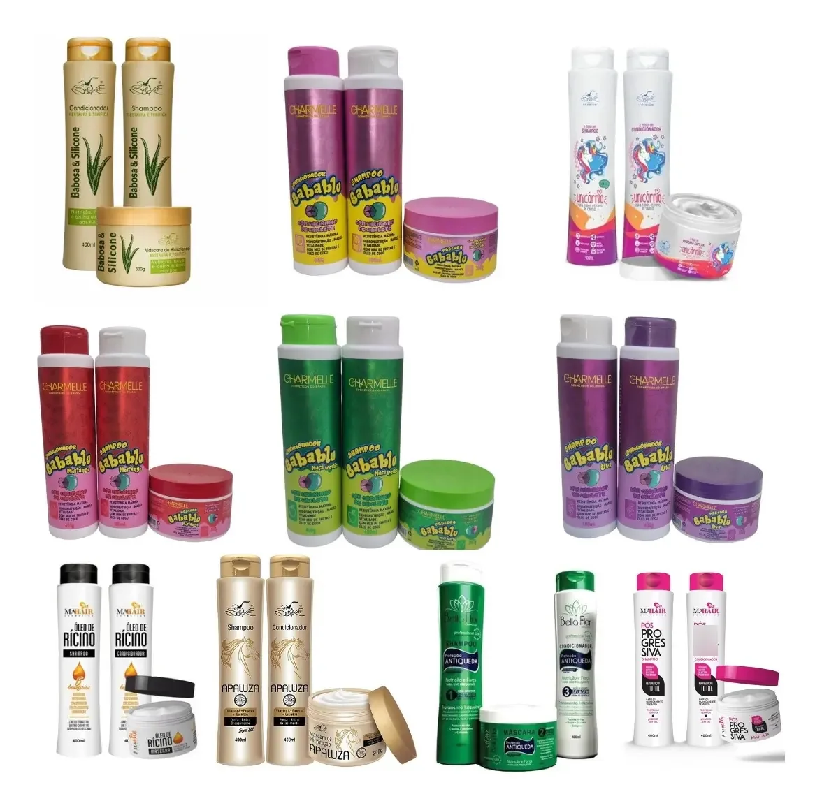 30 Produtos - Tratamento Capilar Profissional