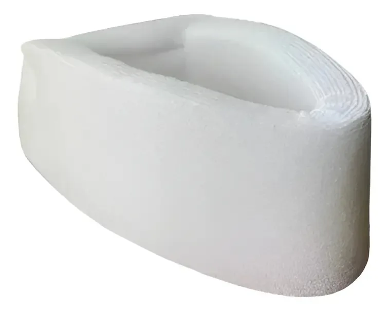 Colar Cervical De Espuma Branco Tamanho G