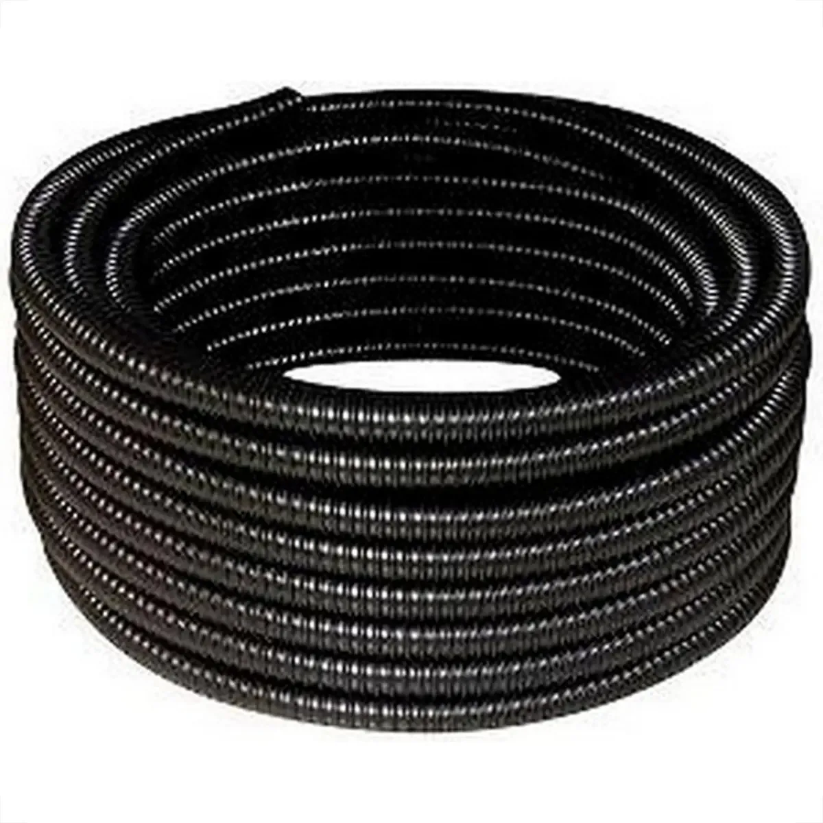 Conduite Flexivel Corrugado Pvc 1/2 Heliflex Rl C/25m Pt