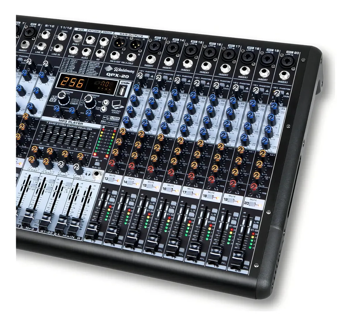 Mesa De Som Com 20 Canais Waldman Qpx-20 Digital