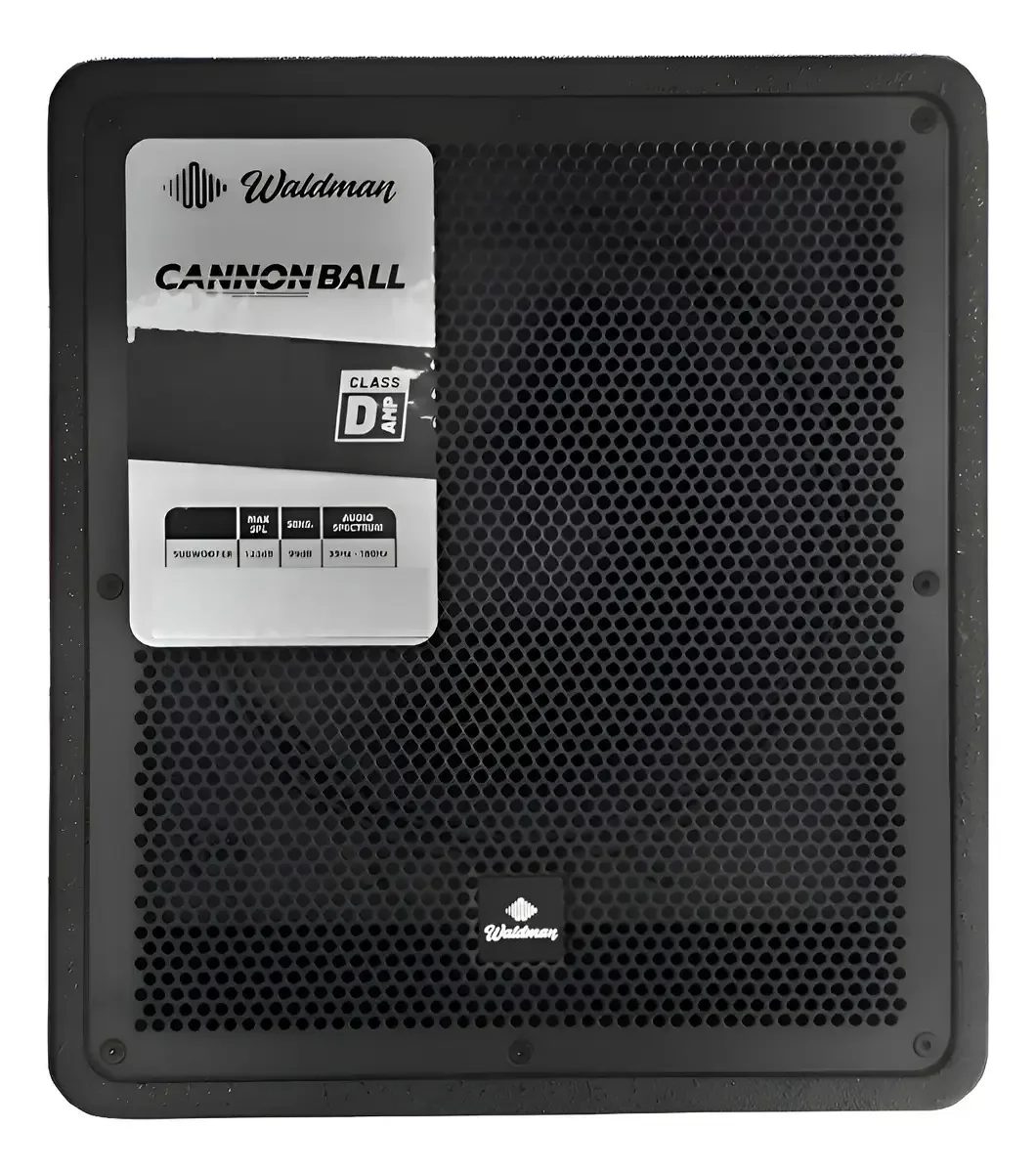 Subwoofer Ativo Waldman Cb-sub 12n Preto
