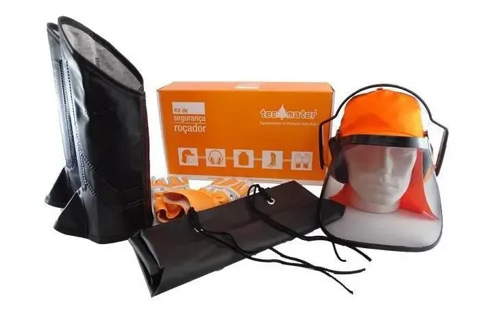 Kit De Segurança Roçador Tecmater 5 Peças