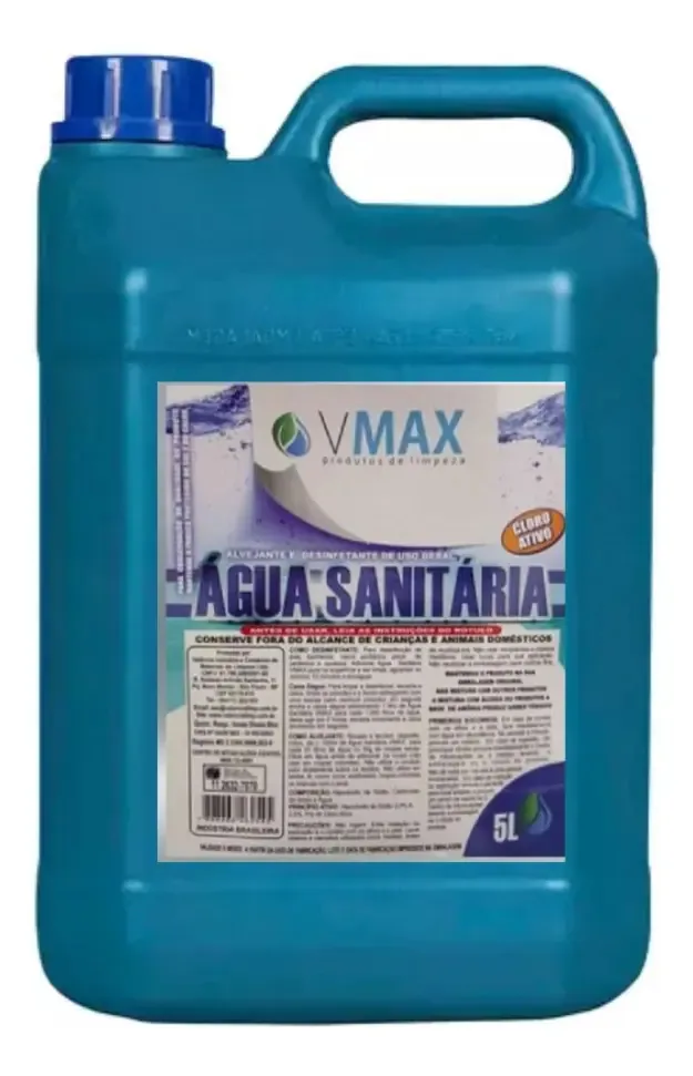 Agua Sanitaria 5l Vmax