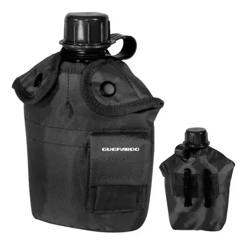 Cantil Militar 950 Ml Guepardo Plástico Cor Preto