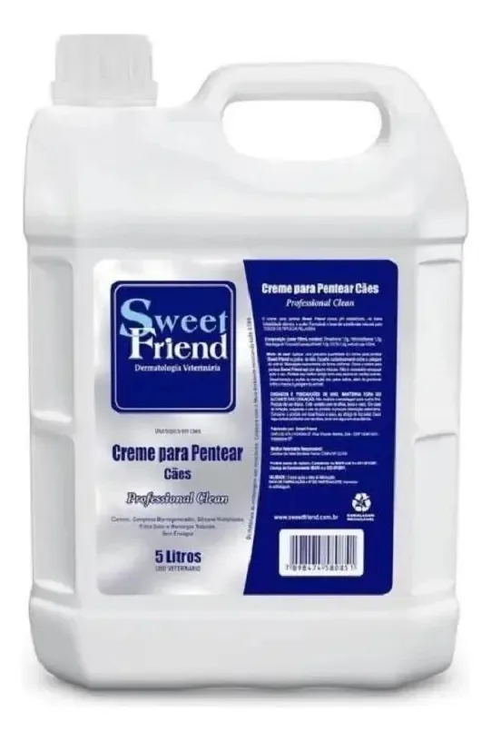 Creme Para Pentear Prof.clean - 5l ( Morango Com Champagne )