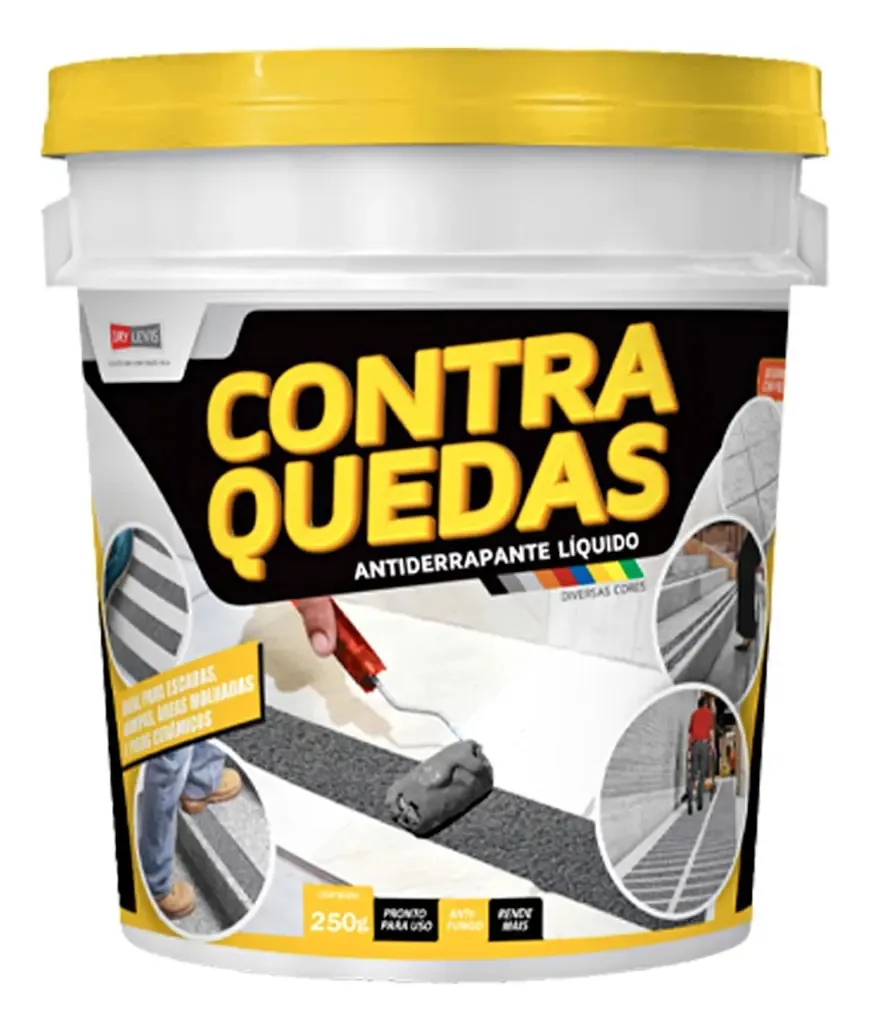 Antiderrapante Líquido Contraquedas 250g Cor Cinza