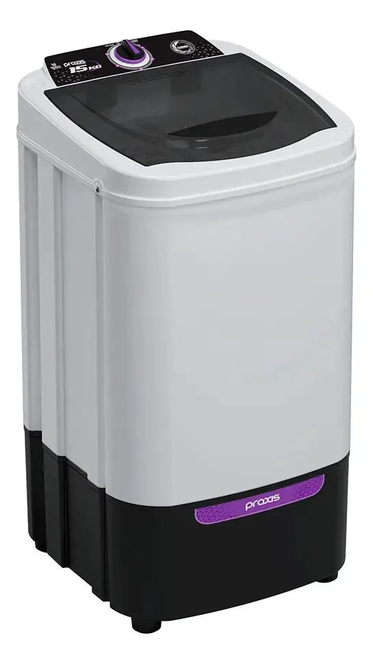 Centrífuga De Roupas 15kg Com Timer Praxis Cor Branco