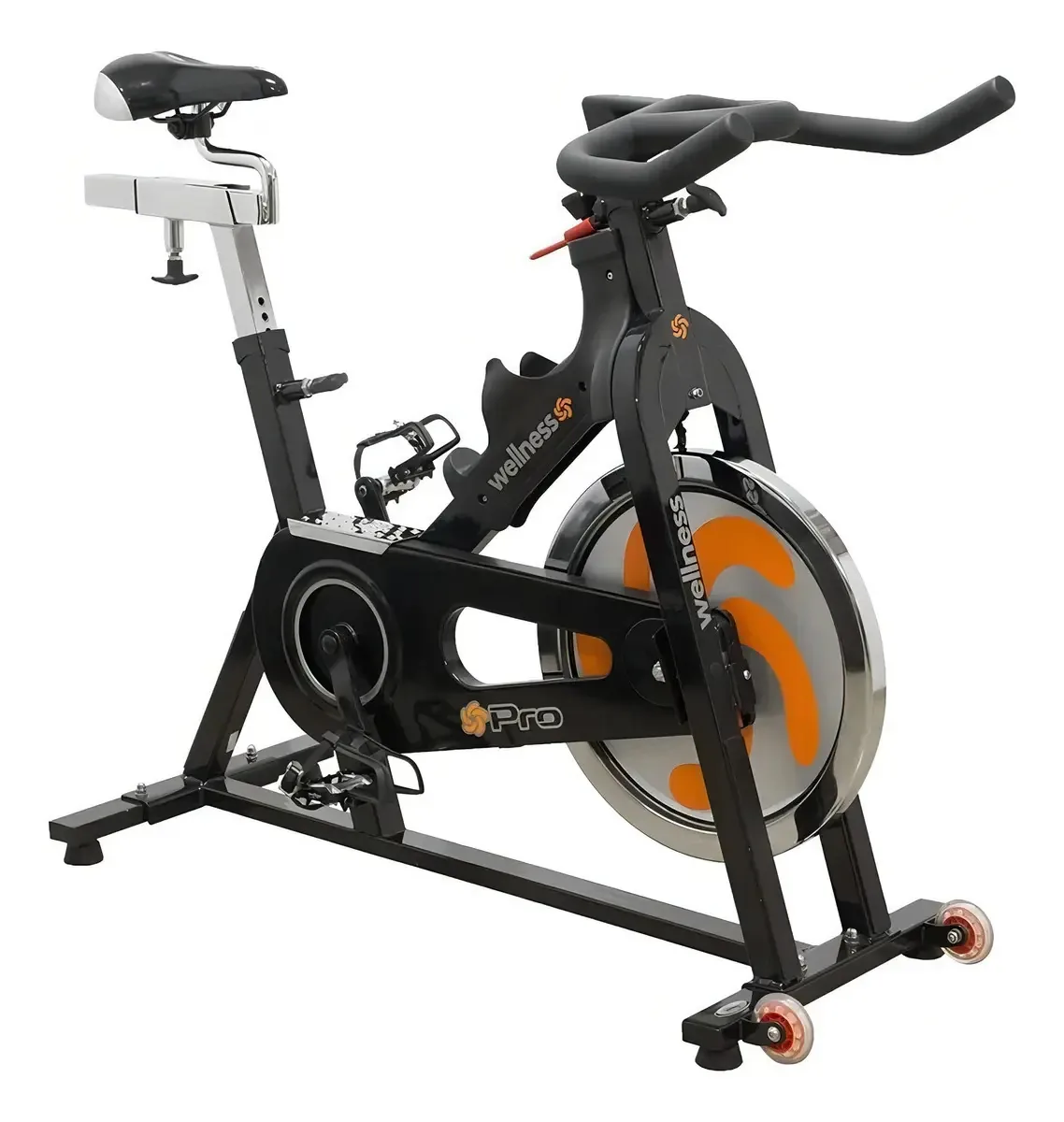Bicicleta ergométrica Wellness GY005 cor preto