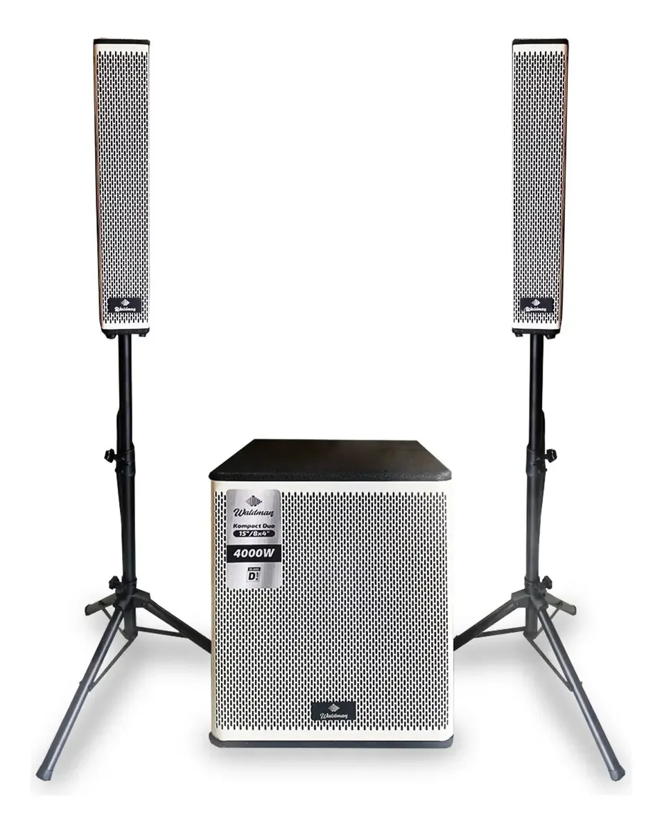 Caixas de som Amplificadas Sub 15 Torres Waldman Kpt2 4000w Cor Branco 115 230