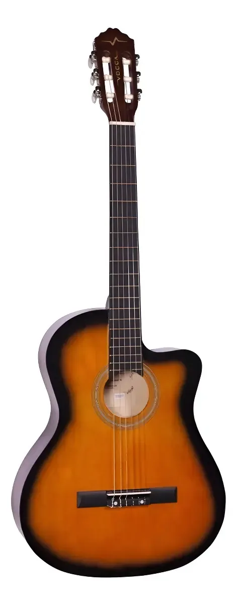 Violao Acustico Vogga Nylon Cutway Vca206nc Sunburst