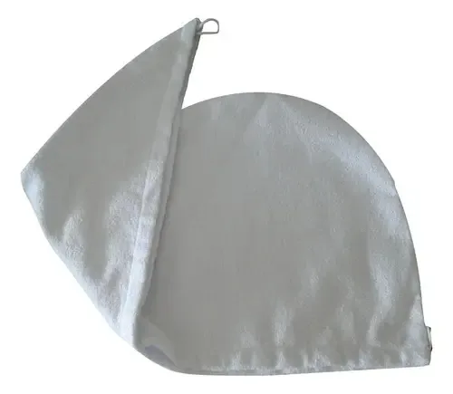 Turbante Para Secar Cabelo Atoalhado Branco
