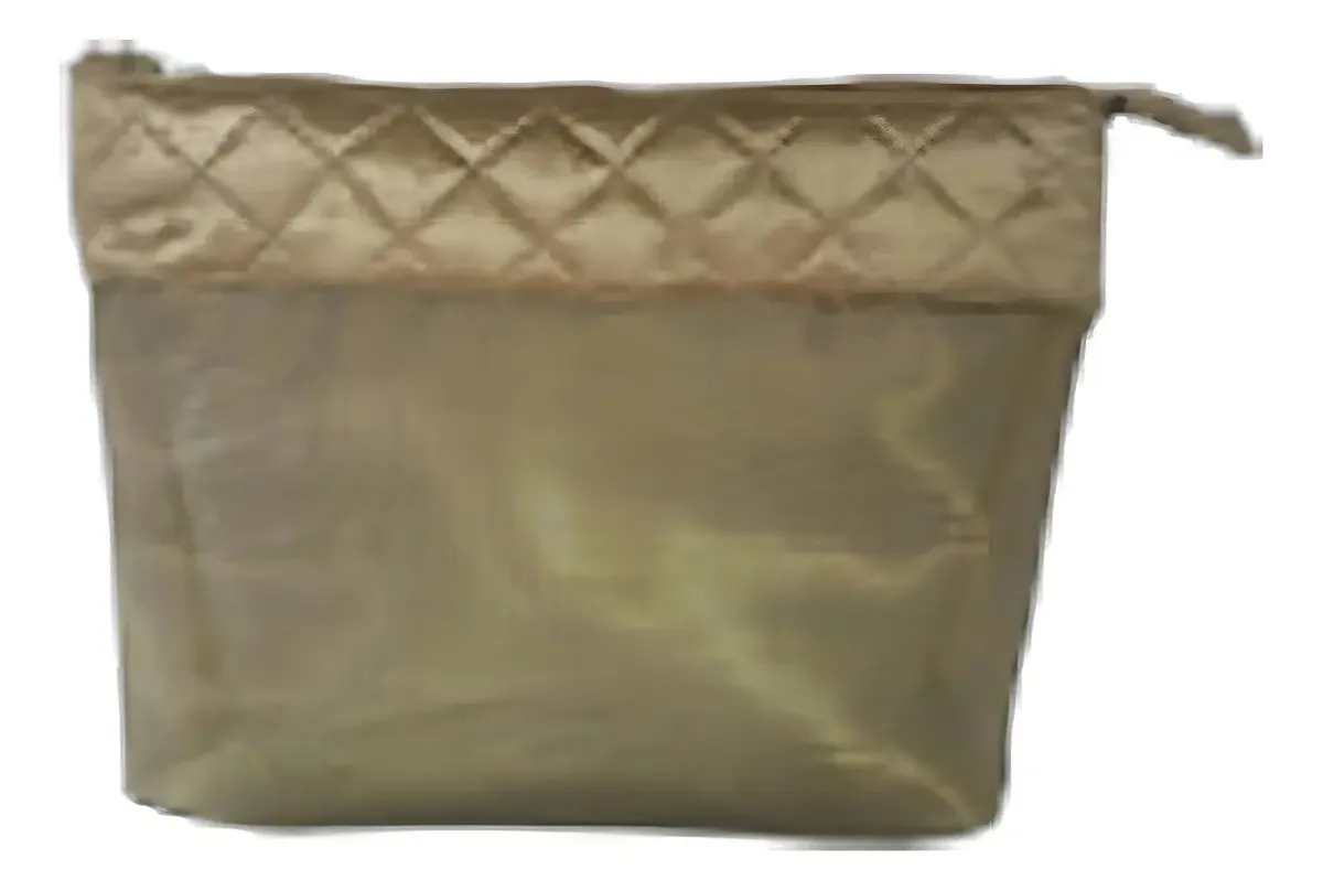 Necessaire Tela Dourada