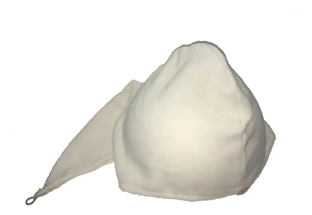 Turbante Para Secar Cabelo Algodão For Creme Ajustável