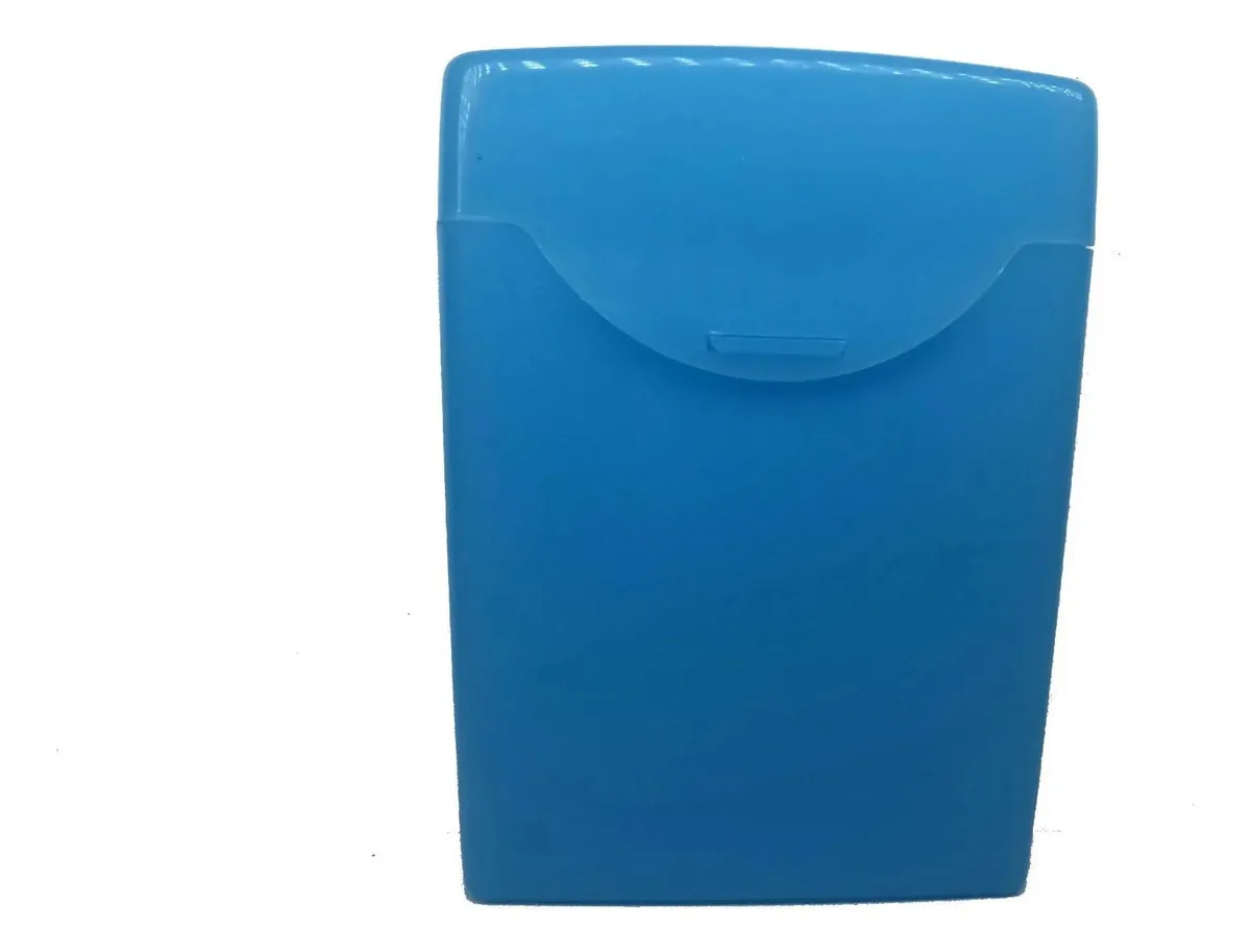Porta Hastes Flexíveis Azul 7x9x2cm