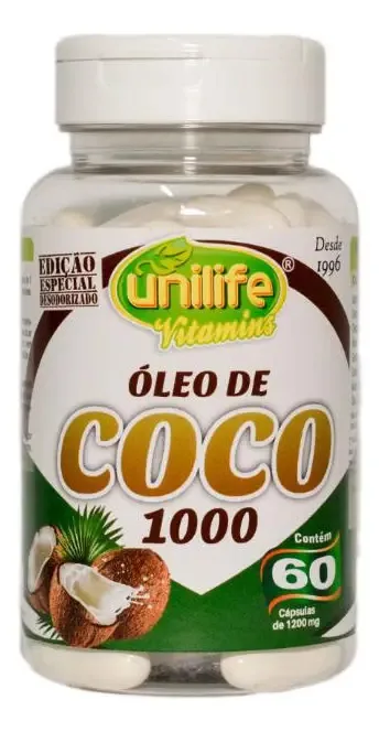 Óleo De Coco 1000mg 60 Caps