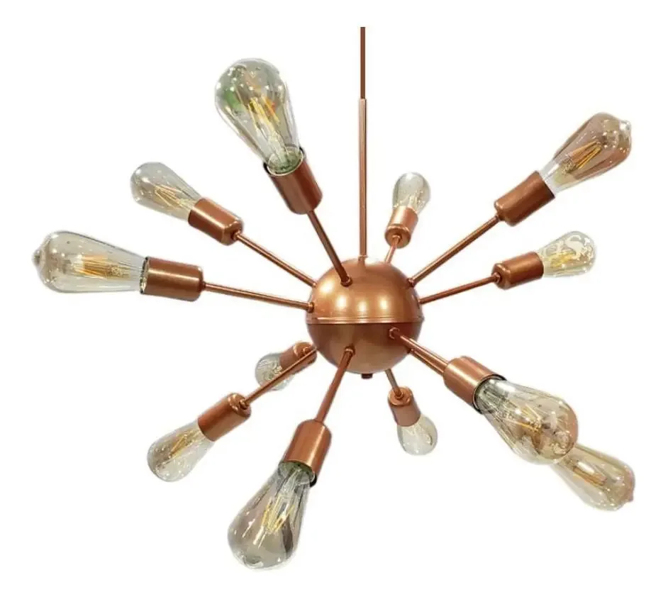 Lustre Sputnik Átomo Mini Enerlux - Cobre