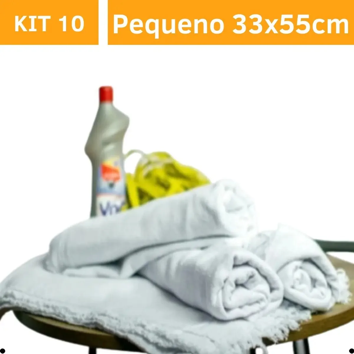 Pano para limpeza Pano de Limpeza pano branco 10 u