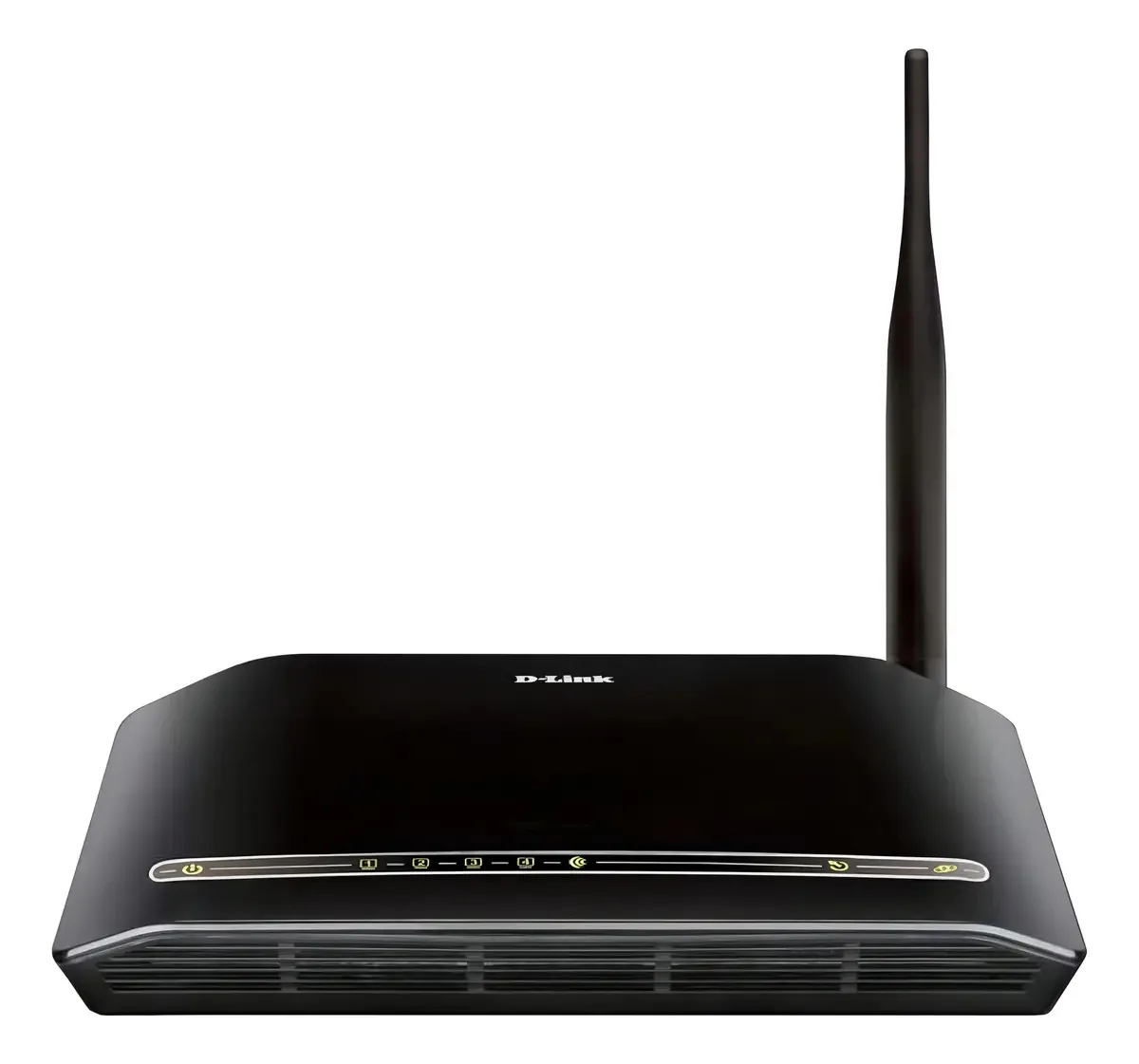 Modem Roteador D-Link DSL-2730B Preto Wi-Fi ADSL2+ de 2.4 GHz com 4 Portas LAN