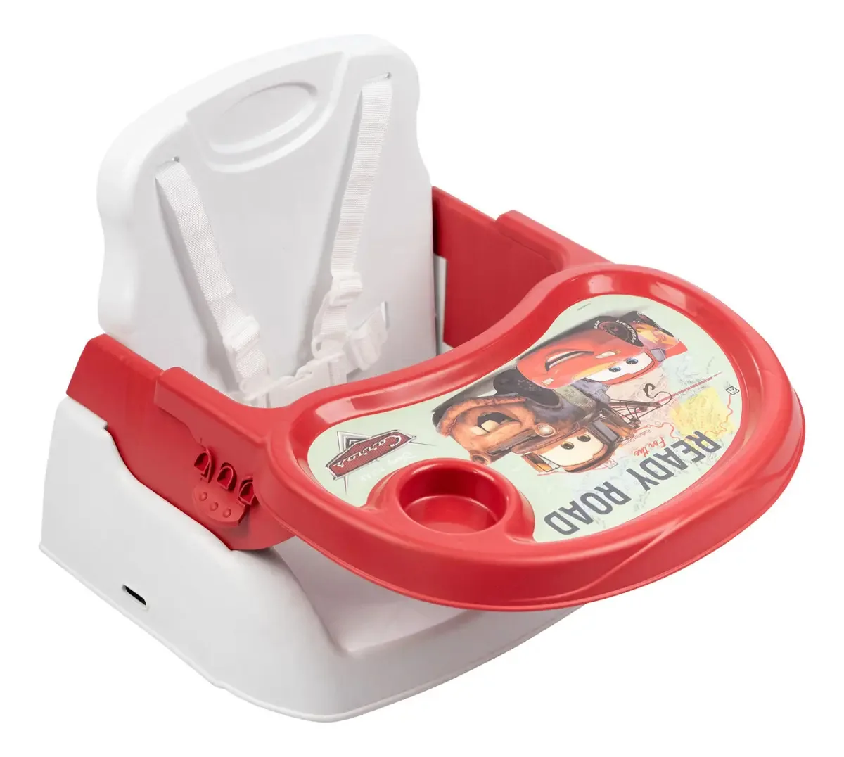 Disney Cadeira De Alimentação Portátil Booster Cadeirão Styll Baby - Carros
