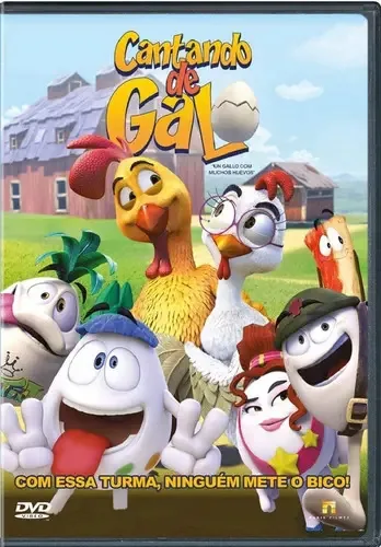 DVD Animação Cantando De Galo Paris Filmes Áudio Espanhol e Português