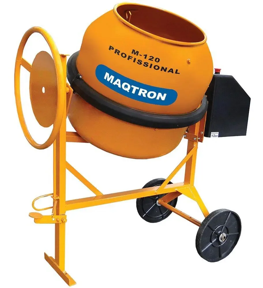 Betoneira Maqtron 120L 1/2CV Monofásico Construção Civil