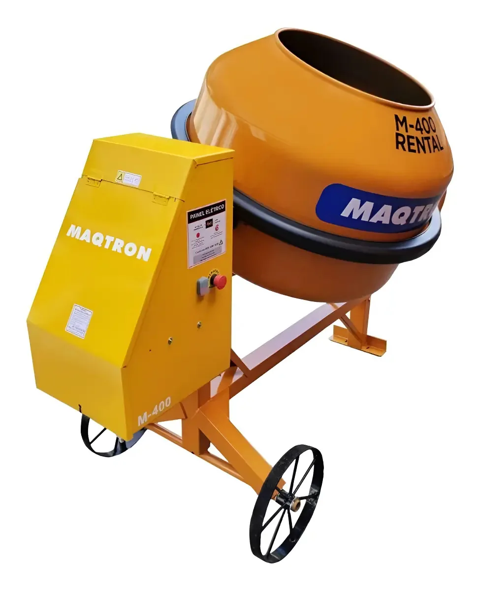 Betoneira M-400 Rental 400l 2cv 220v Kit Segurança Maqtron