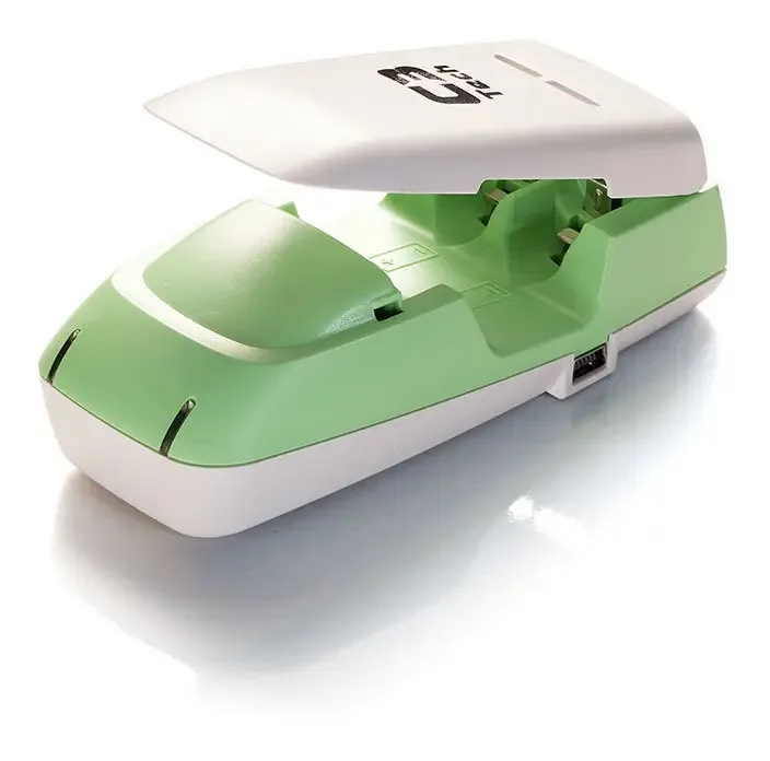 Carregador 2 Pilhas Alcalina Recarregável Usb Uc-chg2 C3tech