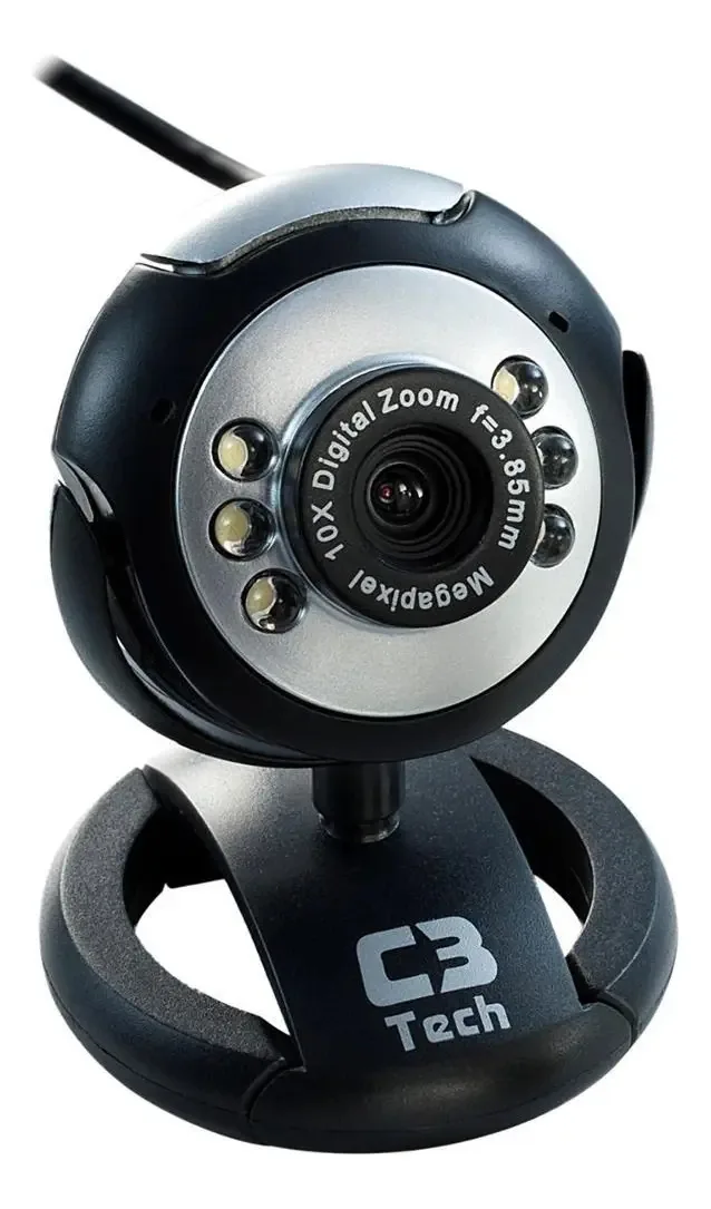 Câmera web C3Tech WB2101-P