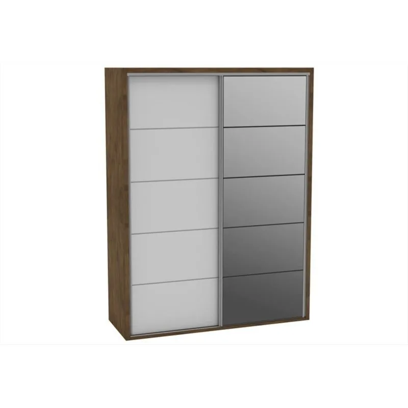 Guarda Roupas Com Portas Deslizantes E Espelho Tw101e Nobre