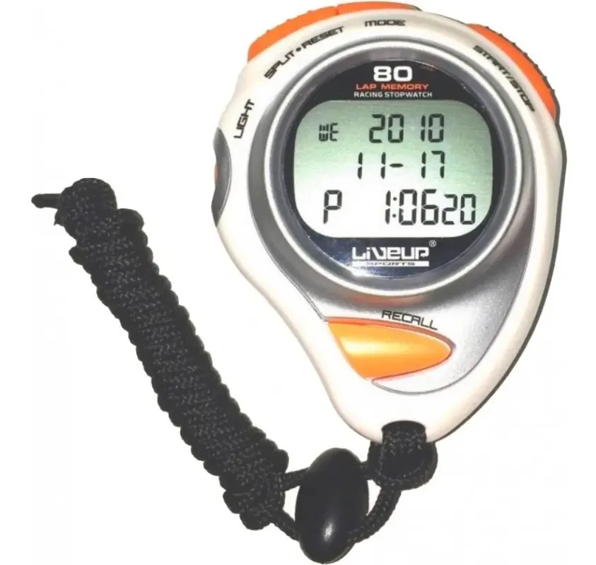 Cronômetro Digital Com Alarme Relógio 80 Lap Liveup Ls3347