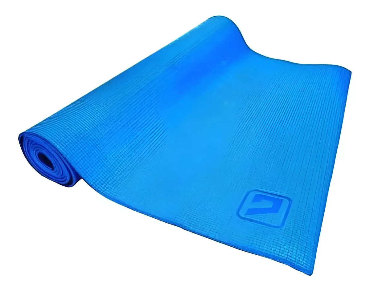 Tapete Yoga Mat Eva - Colchonete Pilates Ginástica - Liveup Cor Azul
