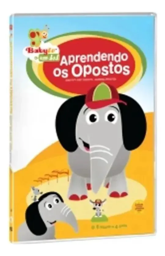 DVD Português Baby Tv Aprendendo Os Opostos Infantil Educativo