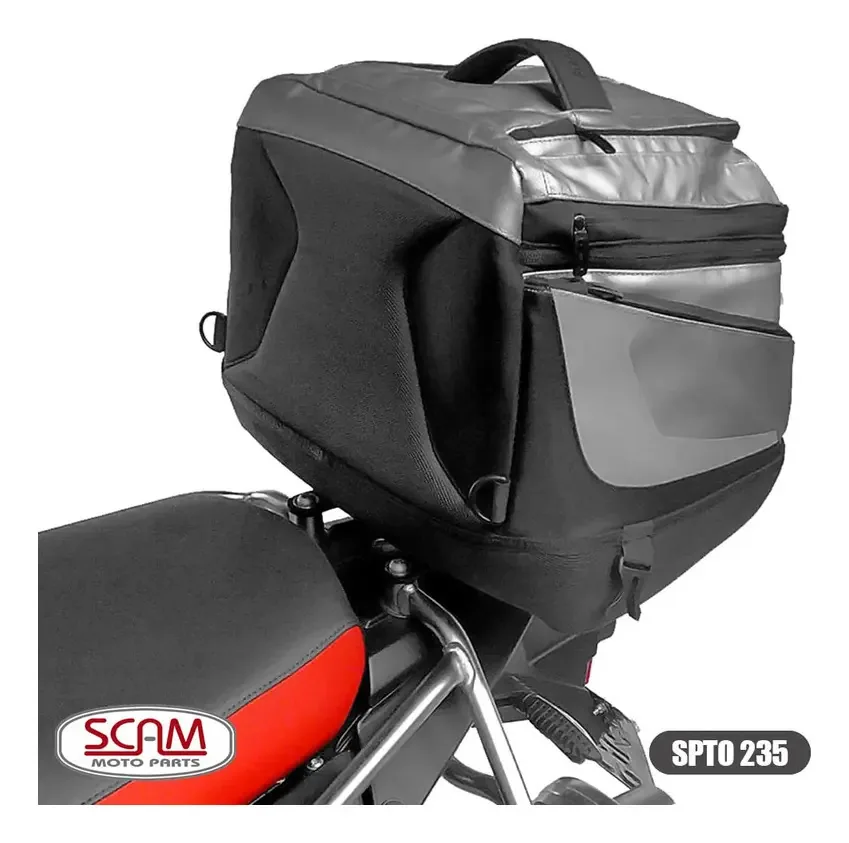 Mochila Para Moto Scam Spto 235 - Preto