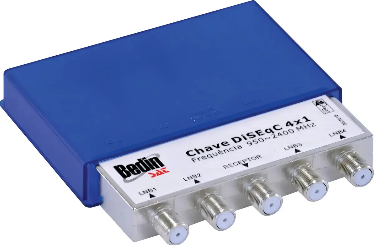 Chave Para Comutação Diseqc 4x1 Bedin Sat