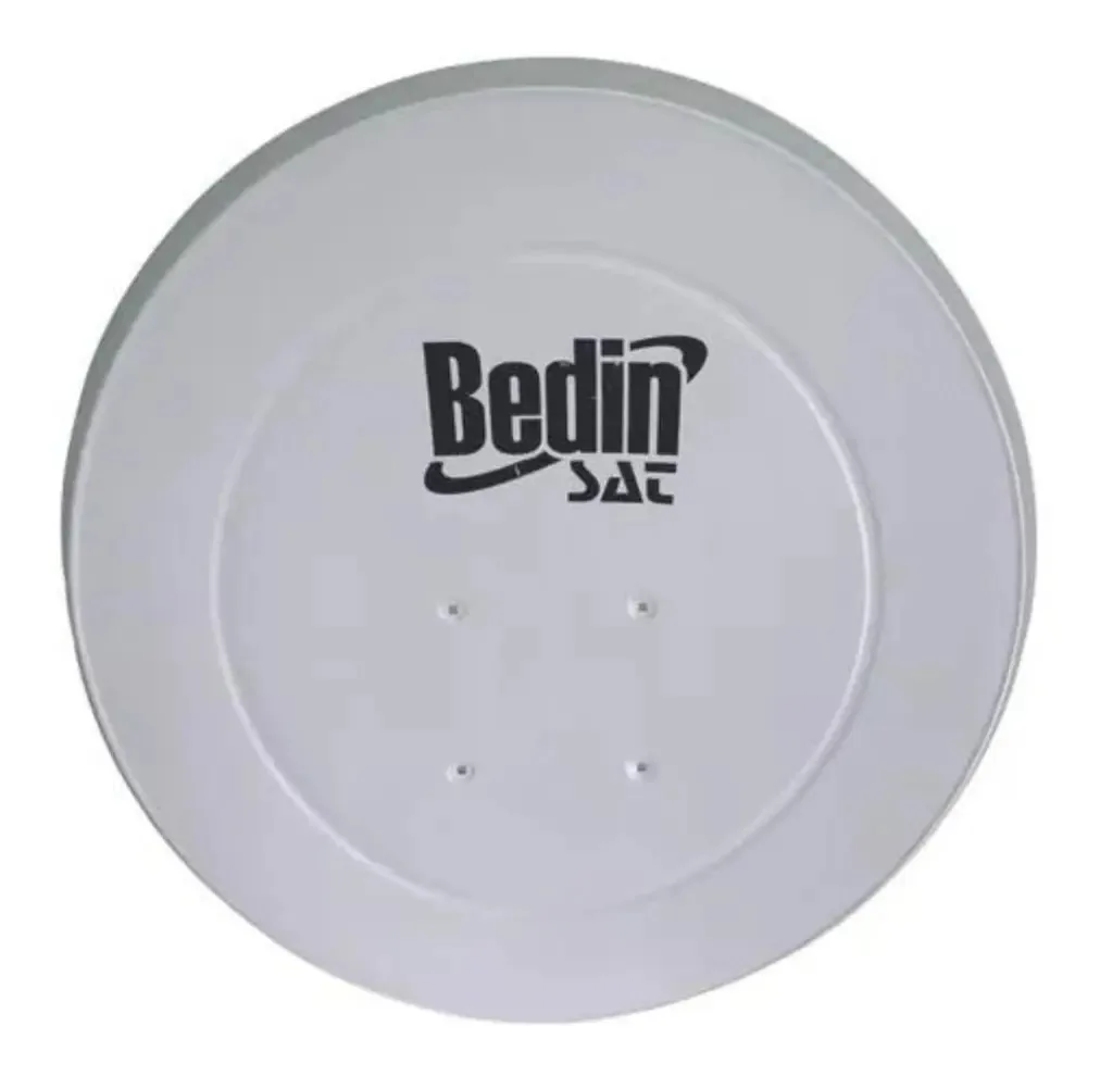 Antena de Chapa Bedin Sat BE-60CM Banda Ku 60cm TV Satélite
