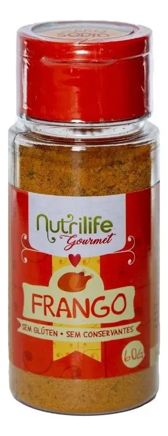 Tempero Zero Sódio Pote Sabor Frango 60g