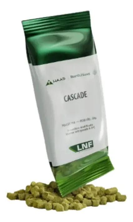 Lúpulo Pellet Cascade Barth-Haas EUA 100g Aroma Cítrico e Floral