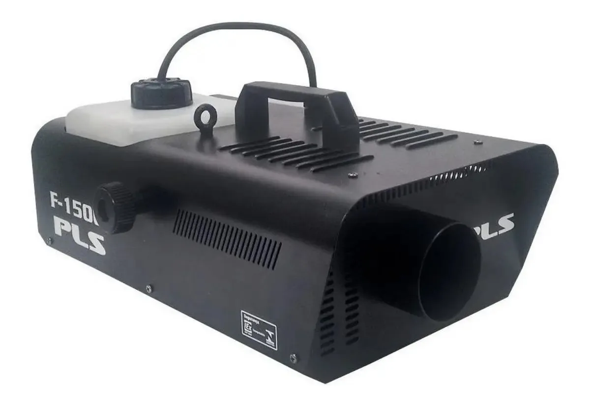 Máquina de fumaça PLS F-1500 cor preto