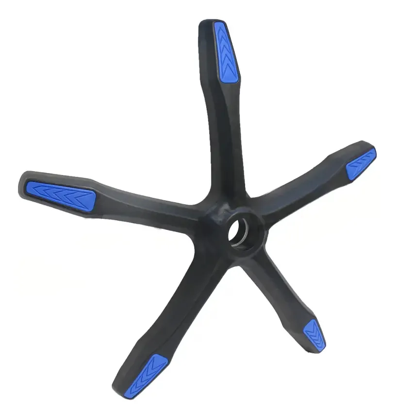 Base Para Cadeiras Gamer Ou Office Com Detalhes Azul