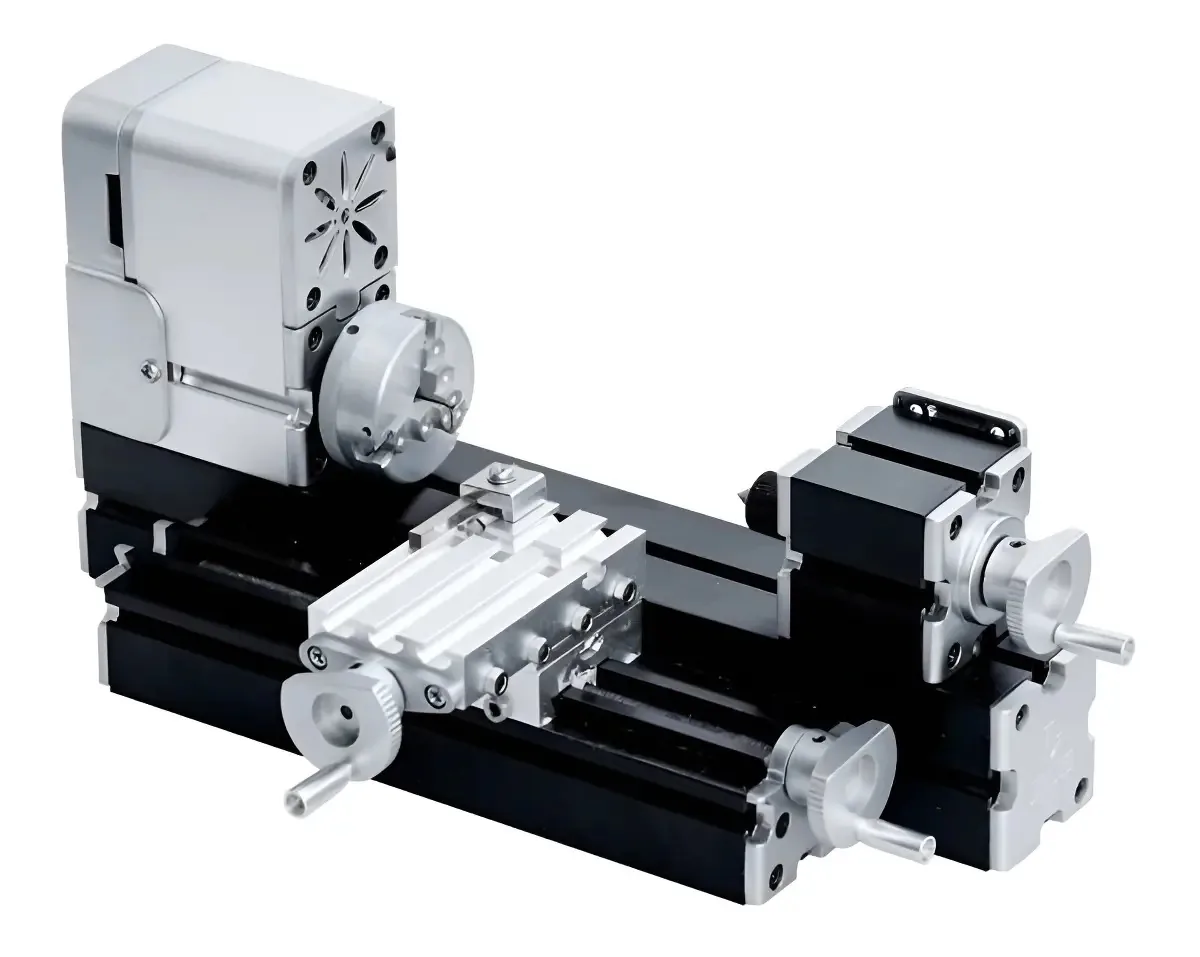 Mini Torno Mecânico Alta Potencia Profissional Bancada Mesa